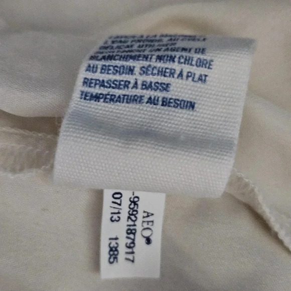 American eagle floral mini skirt cream with red pink floral‎ pattern size small - Picture 5 of 5